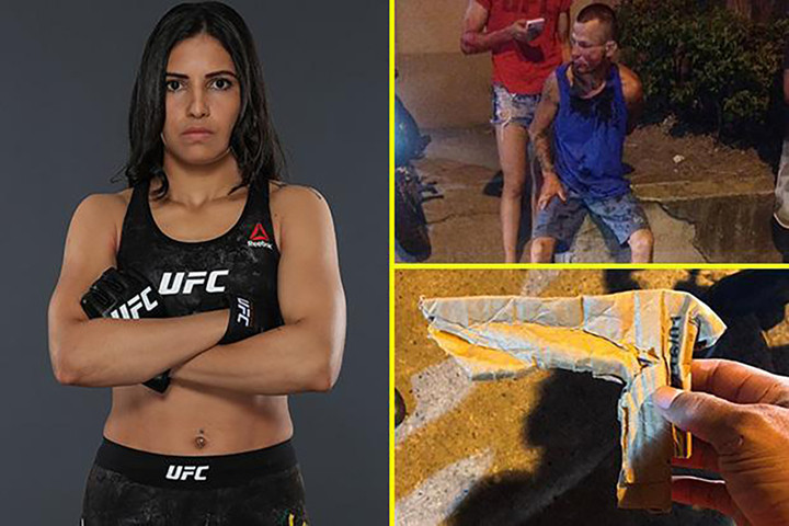 Polyana Viana hạ gục một tên cướp trên đường phố Brazil vào năm 2019