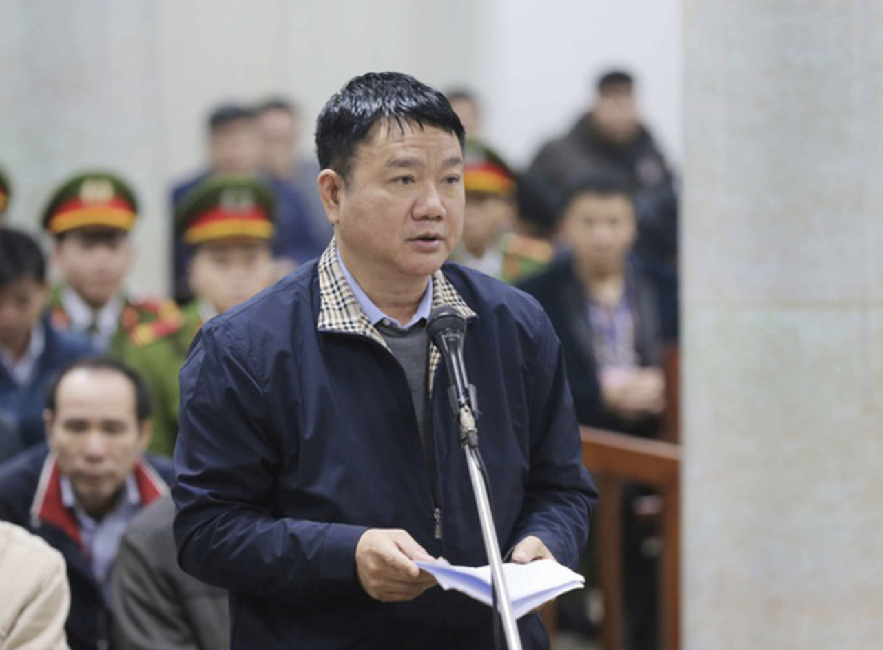 Các phạm nhân Đinh La Thăng, Trịnh Văn Quyết,