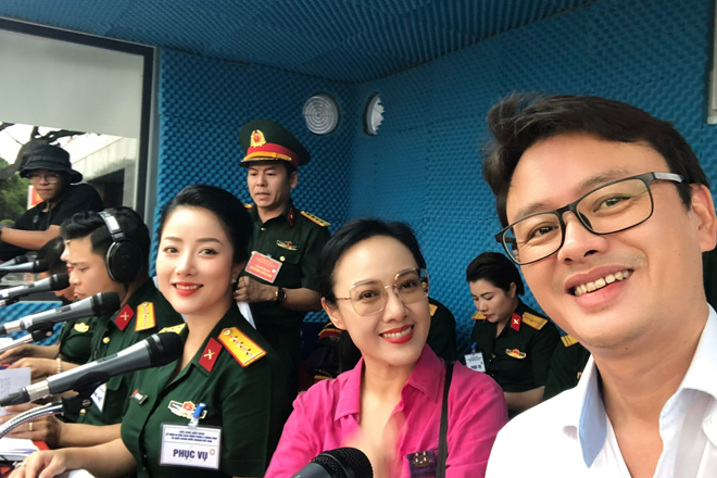 Tổ thuyết minh Đại lễ kỷ niệm 80 năm Cách mạng tháng Tám và Quốc khánh 2/9.
