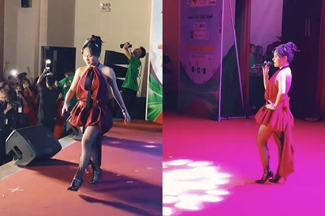 1 Em Xinh bị chê đùi to chân ngắn nay gây sốc với màn thả dáng cháy khét hậu nâng ngực