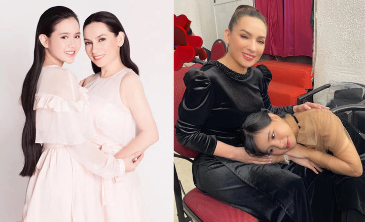 Quỳnh Trang là con gái nuôi của cố ca sĩ Phi Nhung.