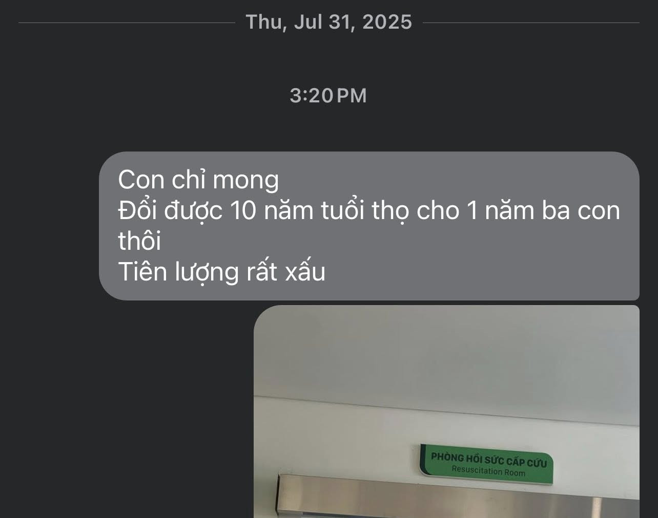 Rò rỉ tin nhắn lộ rõ tình cảm của con trai dành cho ông Hoàng Nam Tiến trước thời điểm bố qua đời