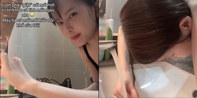 Cùng để tóc mái bằng giống Thiều Bảo Trâm nhưng Hải Tú lại bị chê tơi tả