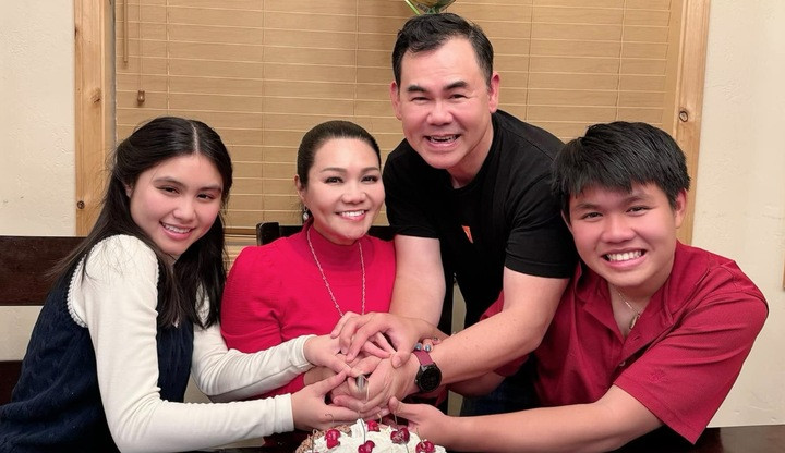 Tổ ấm viên mãn của Ngọc Huyền.