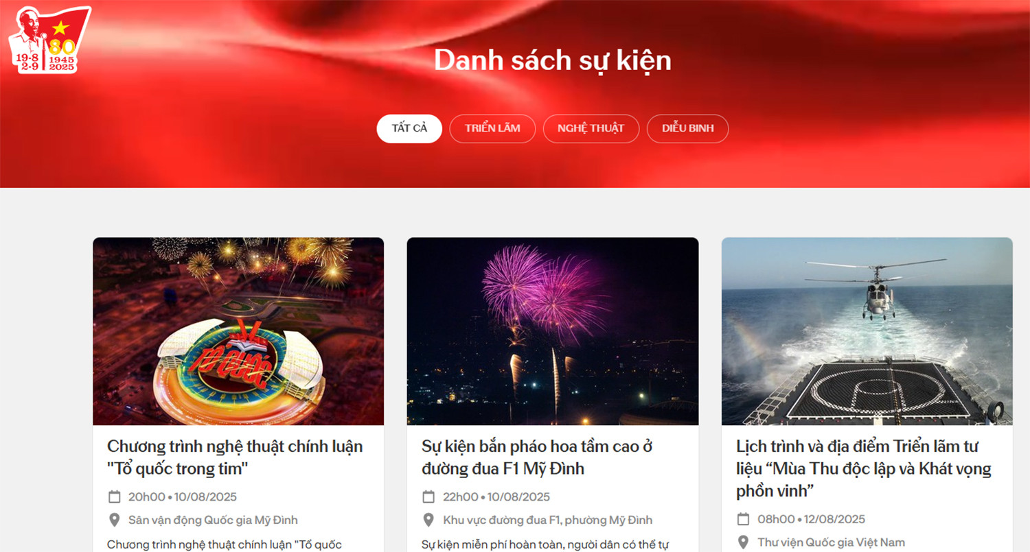 TP Hà Nội ra mắt nền tảng số ''A80 - Tự hào Việt Nam