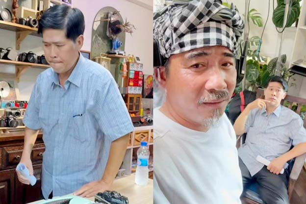 Nghệ sĩ Phước Sang xuất hiện trở lại phim trường sau đột quỵ lần 3 - Ảnh 1.