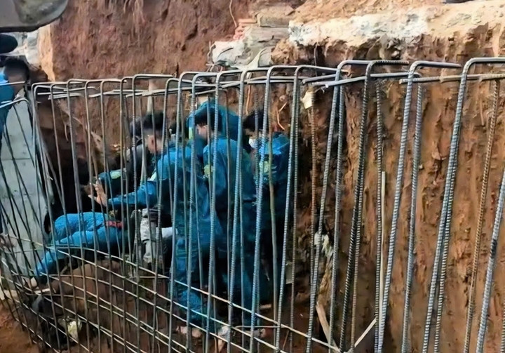 Hiện trường vụ việc.