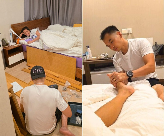 Chồng HHen Nie có niềm đam mê với váy áo của vợ