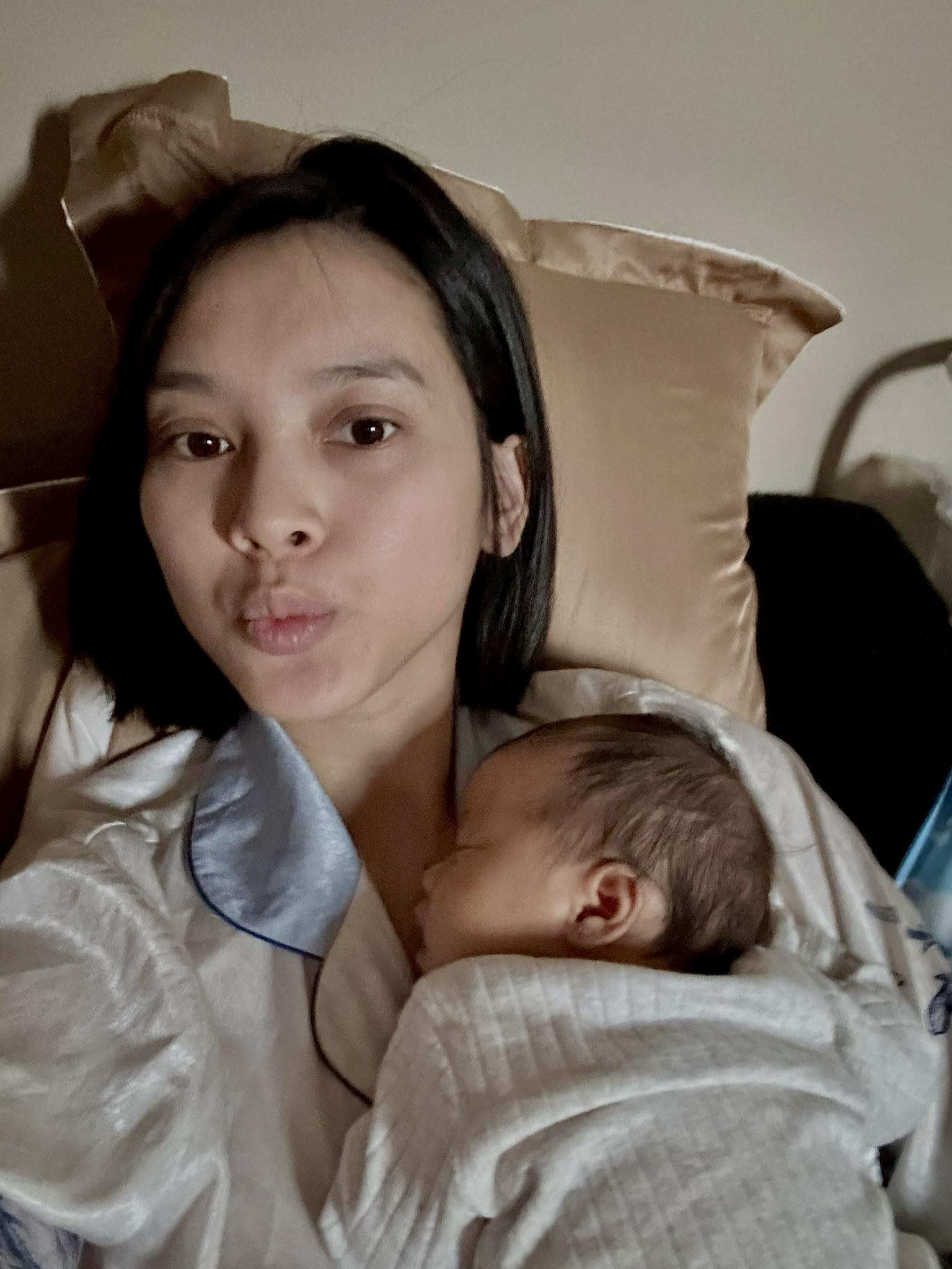 Từng tăng 15kg Quỳnh Lương tiết lộ cân nặng sau 1 tháng sinh con khiến ai cũng choáng