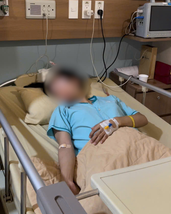 Nạn nhân bị bác sĩ hành hung