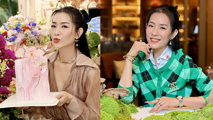 Cô có cuộc sống sung túc, viên mãn ở tuổi 48.