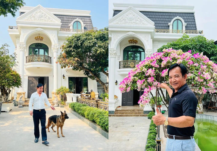 Quang Tèo có cuộc sống sung túc.