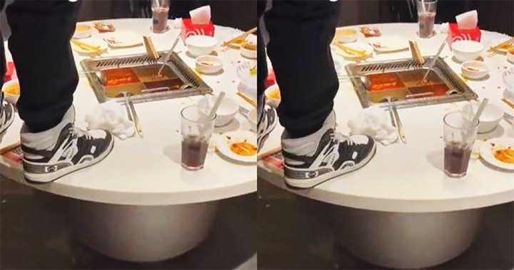 Cảnh cắt từ clip mà Ngô đăng tải.