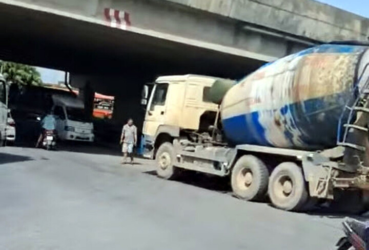 Hiện trường vụ tai nạn.