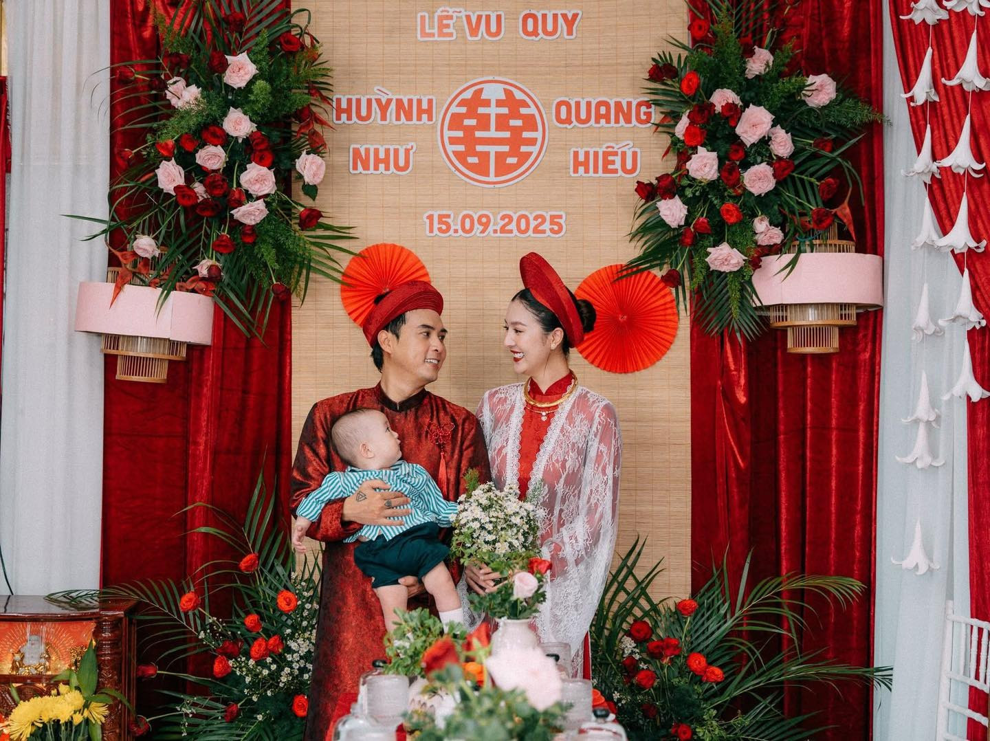 Hồ Quang Hiếu và vợ kém 17 tuổi trong Lễ Vu Quy