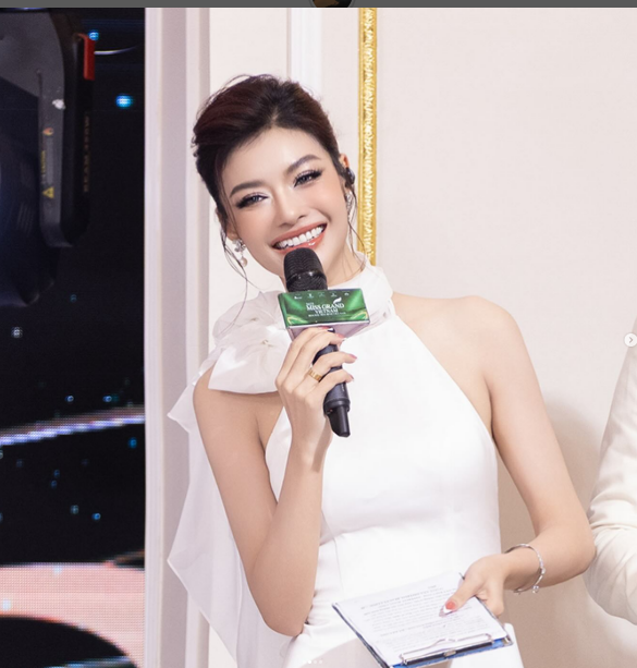 Thái độ gây chú ý của bác sĩ Chiêm Quốc Thái khi Á hậu Kiều Loan thông báo tin vui