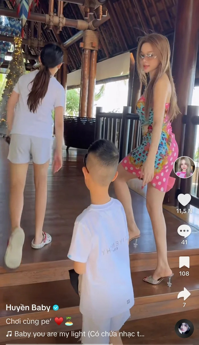 Hiếm khi lộ diện quý tử nhà Huyền Baby lập tức gây sốt trong ngày sinh nhật 8 tuổi