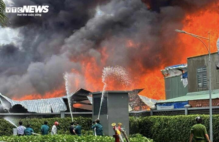 Hiện trường vụ cháy.