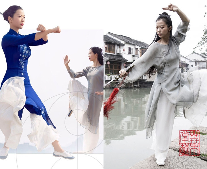 Võ sư Trung Quốc xinh đẹp là truyền nhân Thái Cực, được ví như Tiểu Long Nữ- Ảnh 2.