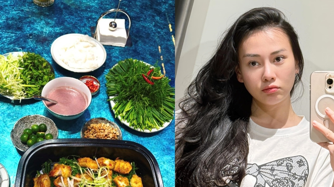 Ngỡ ngàng với bát đĩa sang trọng của Phương Oanh trên bàn ăn gia đình - Ảnh 3.