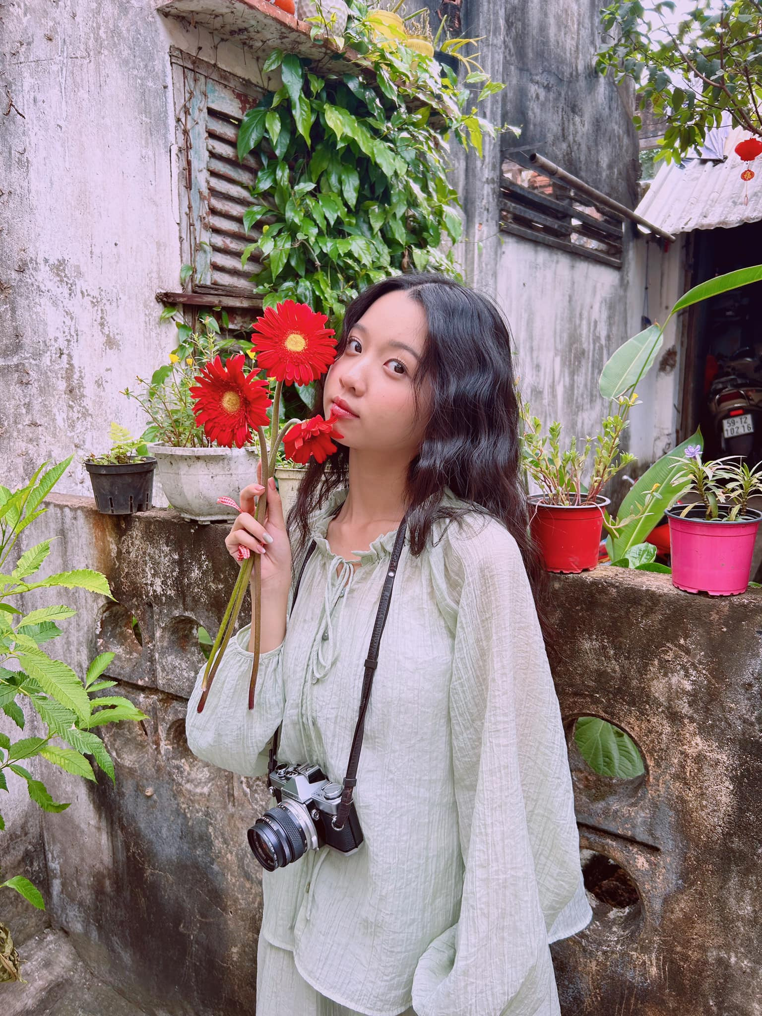 Nhan sắc diễn viên 20 tuổi đóng vai con dâu NSND Trung Anh - Ảnh 6.