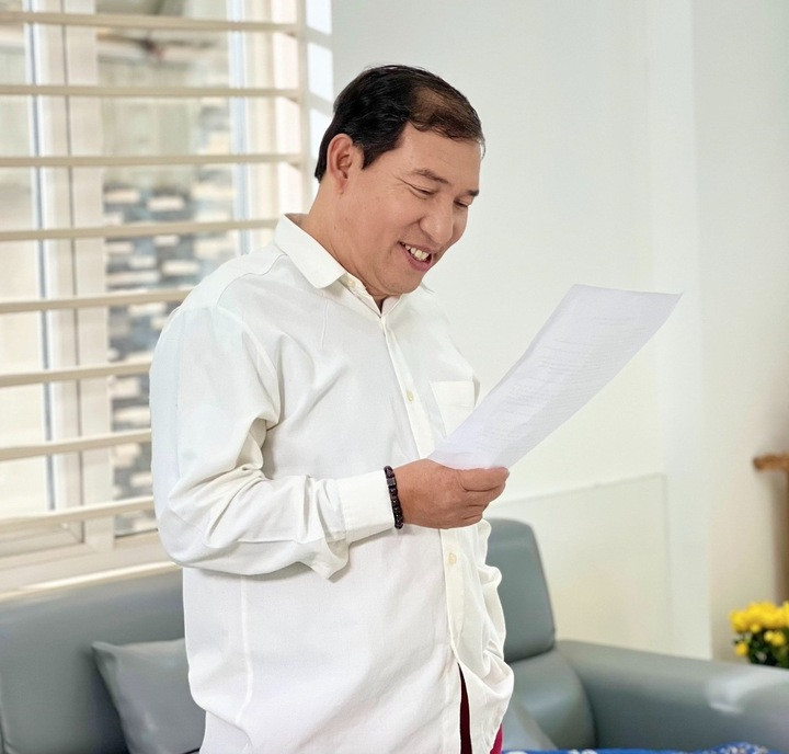 Quang Thắng ngoài đời rất giản dị, chịu khó và đam mê công việc.