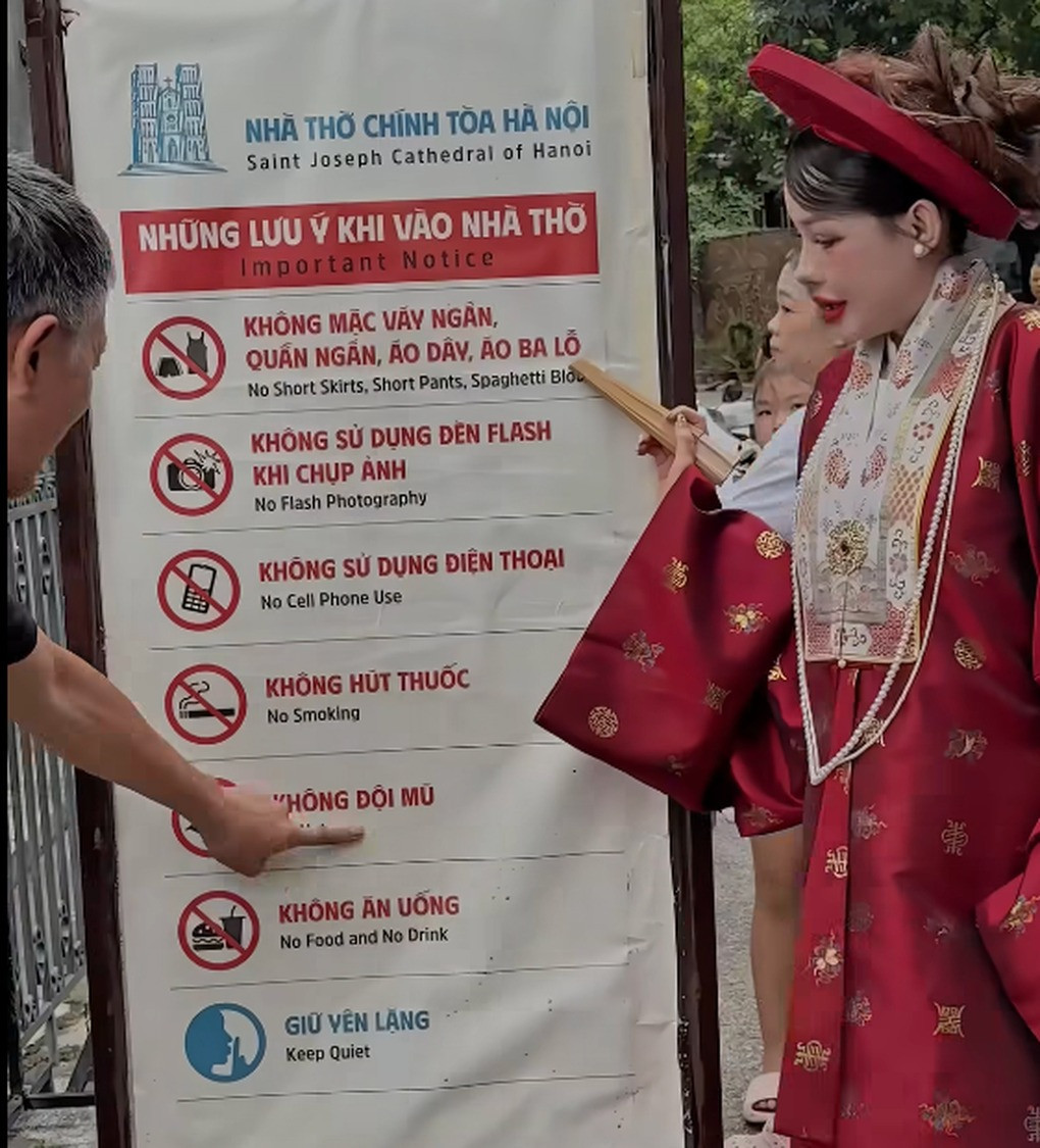 Ngân 98 lên tiếng sau khi bị dọa đánh đuổi khỏi Nhà thờ Lớn Hà Nội