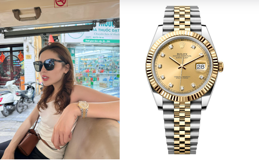 Kỳ Duyên lại vui vui tậu đồng hồ giá gần 1 tỷ đồng bổ sung vào BST hàng hiệu khét mù