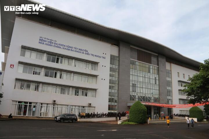 Bệnh viện đa khoa vùng Tây Nguyên - nơi xảy ra sai phạm.