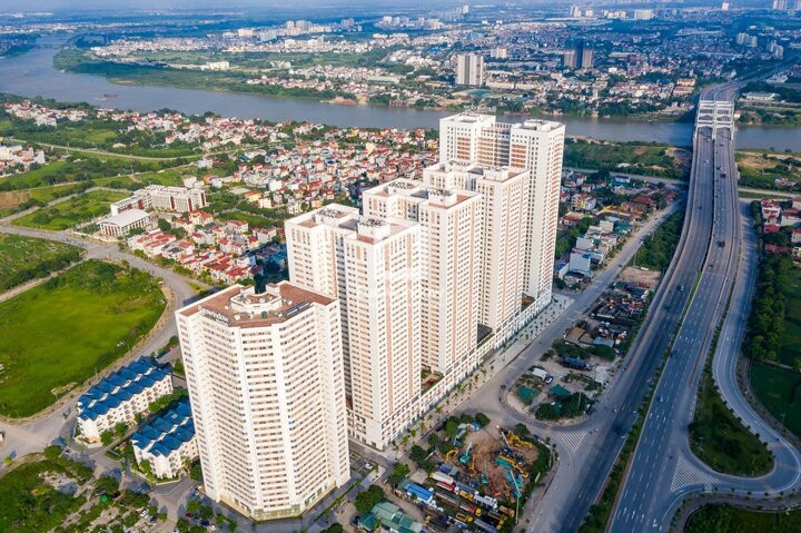 Nhiều chung cư ven đô Hà Nội có giá đạt ngưỡng 60-80 triệu đồng/m². (Ảnh minh họa)