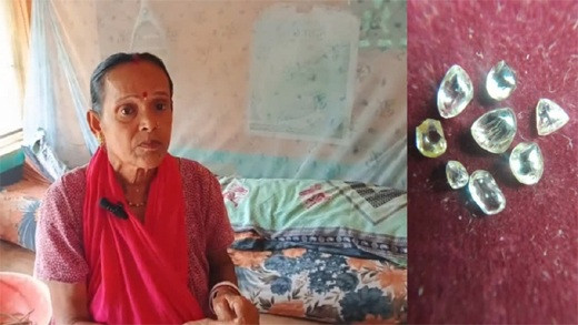 Nữ công nhân nghèo bất ngờ đổi đời sau khi tìm thấy 8 viên kim cương - Ảnh 1.