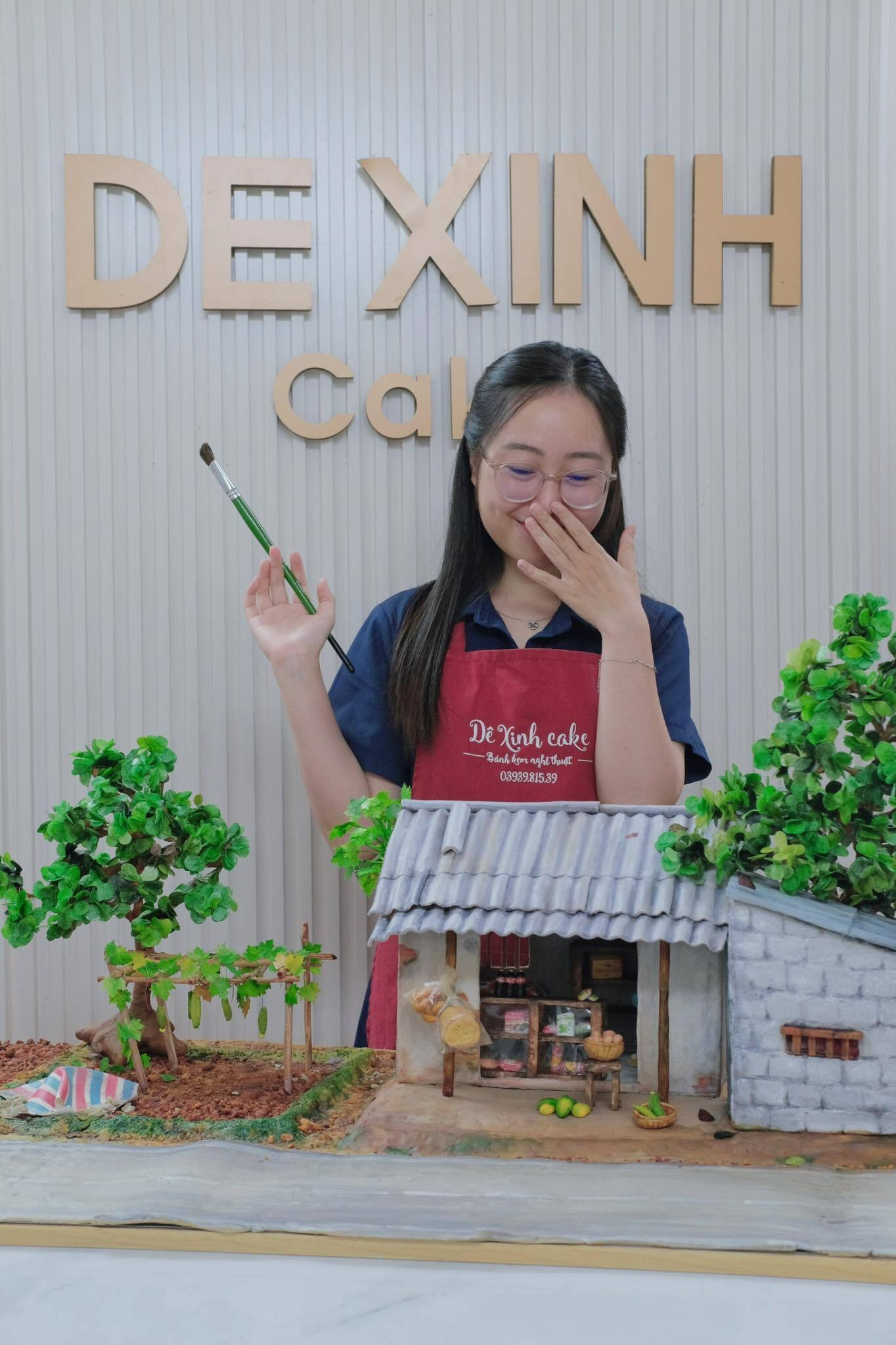 Chiếc bánh trung thu mô phỏng tiệm tạp hóa tuổi thơ khiến dân mạng mê mẩn - 13