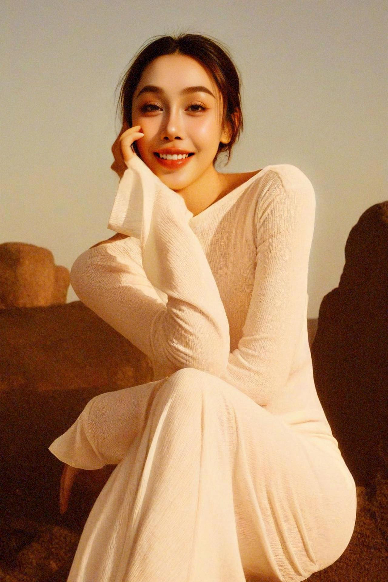 Giật mình nhận chẳng ra diện mạo hiện tại của nhà văn Gào khi bị team qua đường chụp lén