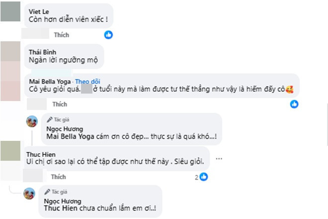 Sững sờ khoảnh khắc mẹ Hồ Ngọc Hà oằn mình tập yoga gân cốt nổi rõ ở tuổi U70