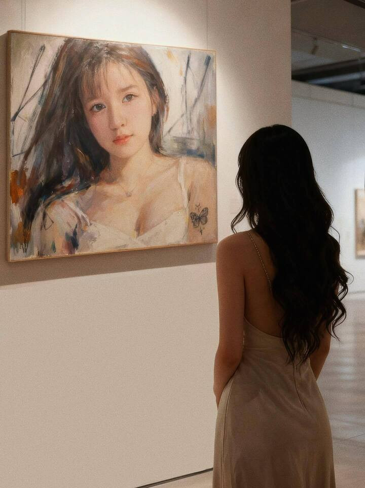 Trào lưu biến bản thân thành tác phẩm nghệ thuật khiến nhiều bạn trẻ mê mẩn. (Ảnh: quynhtrag_)