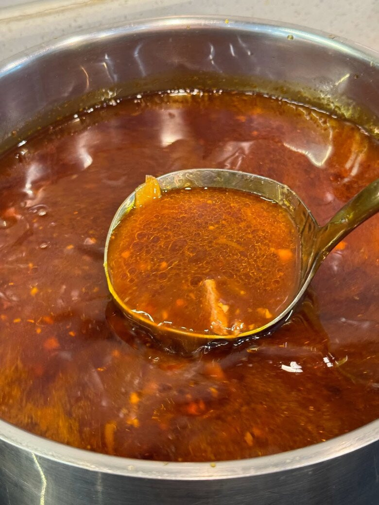 Nàng dâu nghìn tỷ Tăng Thanh Hà khoe nấu món đặc sản trứ danh, nhiều người hâm mộ liền xin công thức - Ảnh 2.