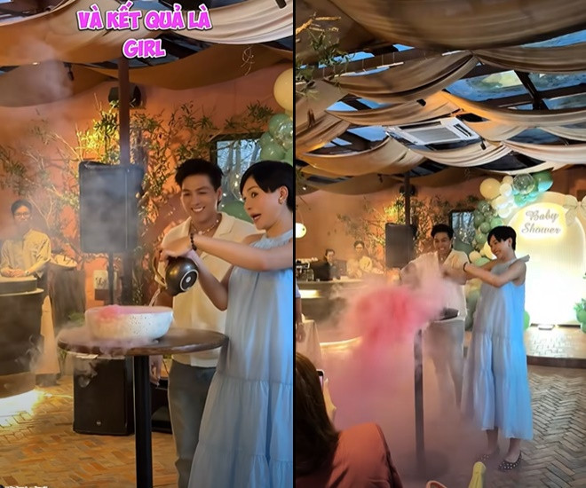 Mỹ nhân Vbiz lộ bụng bầu khệ nệ sau 1 tháng kết hôn công khai giới tính em bé cả showbiz chúc mừng