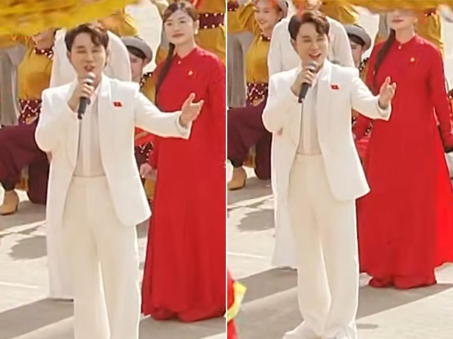 Trúc Nhân kể lại khoảnh khắc hài hước không được lên hình tại lễ diễu binh