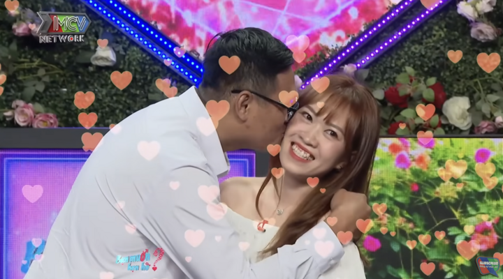 Thành Tiên trao cho bạn gái nụ hôn đầu tiên.