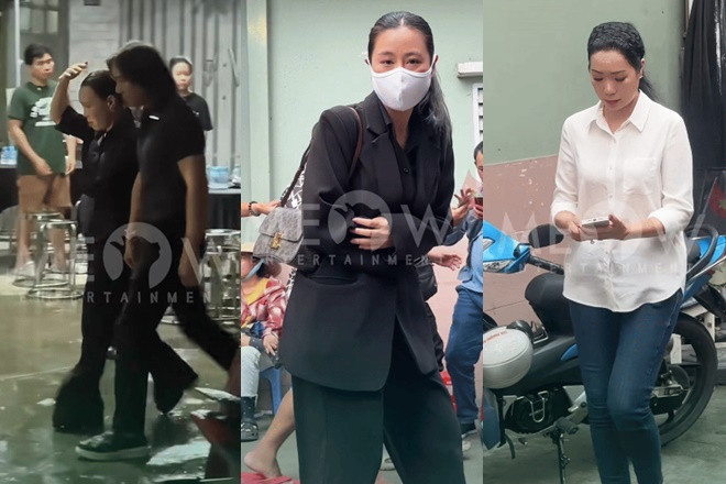 Diễn viên Phương Lan bị chỉ trích vì trang phục không phù hợp tại tang lễ NSƯT Ngọc Trinh