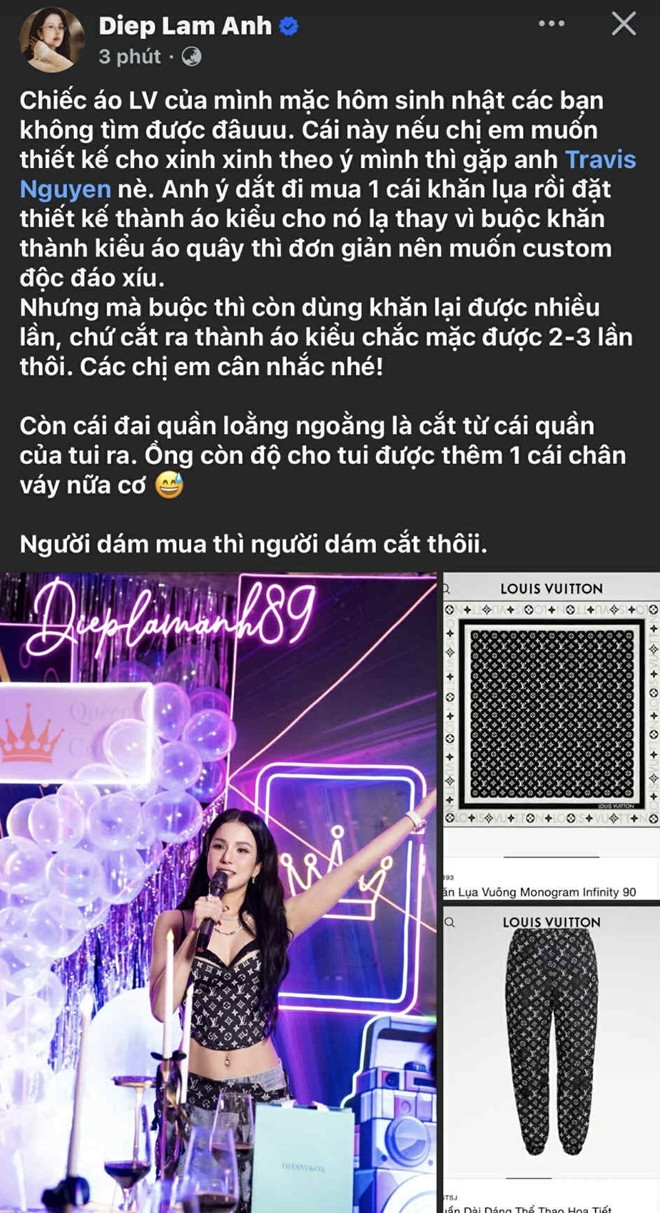 Sự thật đằng sau chiếc áo bị cho là fake của Diệp Lâm Anh