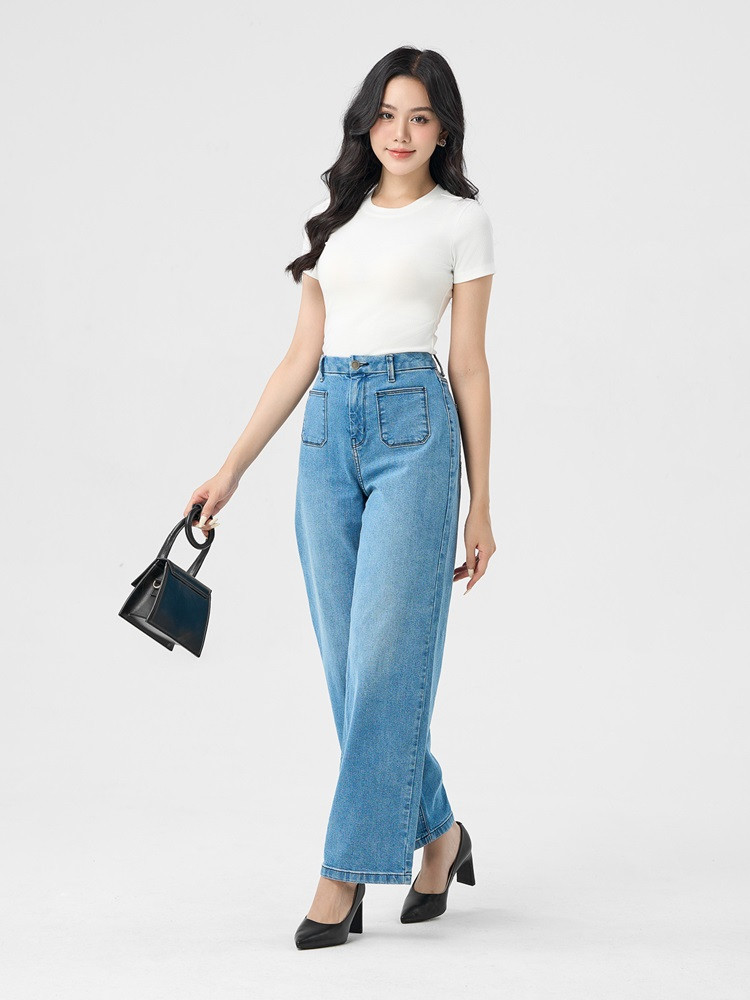 Bí quyết mix đồ cực chất với áo thun ôm để tôn lên phong cách riêng biệt - Ảnh 1.