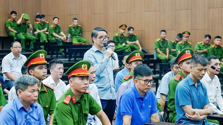 Cựu Phó Chủ nhiệm Văn phòng Quốc hội Phạm Thái Hà tại toà.