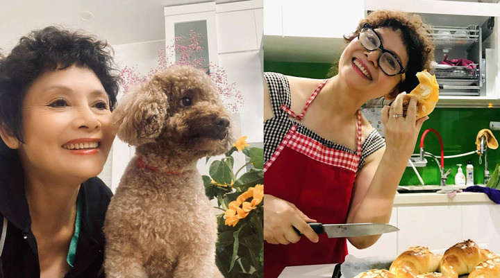 Tuy sống một mình nhưng NSND Minh Châu không cảm thấy cô đơn.