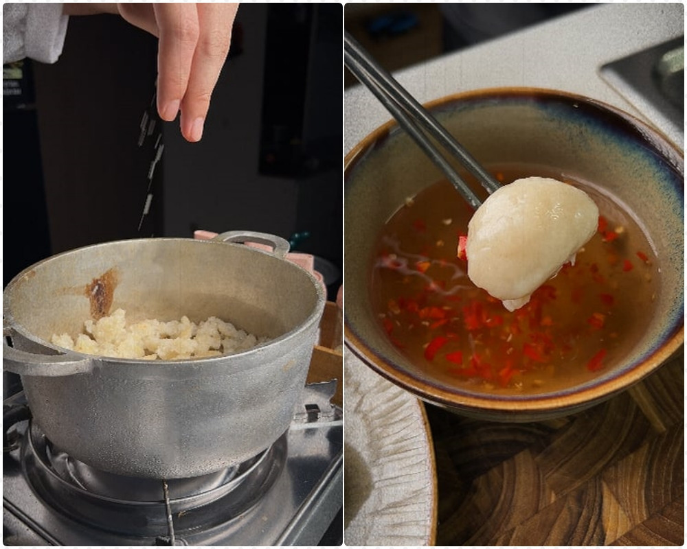 ảnh 8   ông bố trẻ tái hiện món ăn lịch sử.jpg