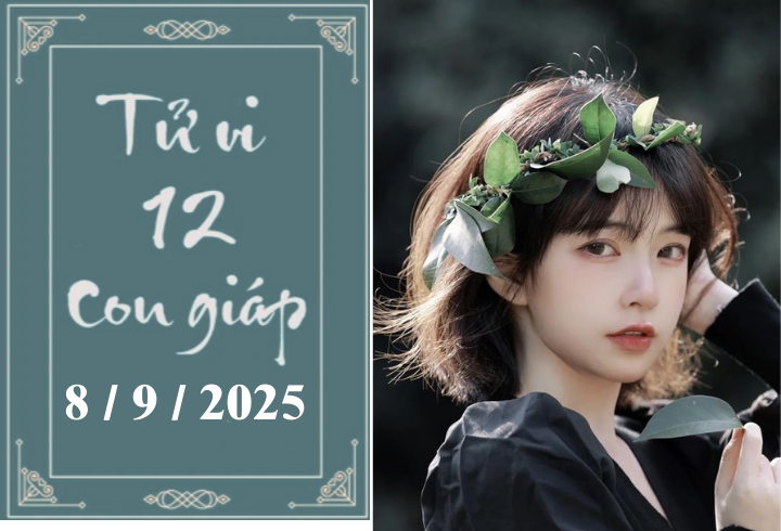 Tử vi 12 con giáp hôm nay ngày 8/9/2025: Mão bận rộn, Thìn thành công