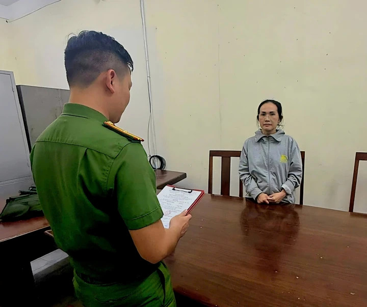 Nguyễn Thị Thu Thảo bị khởi tố. (Ảnh: C.A)