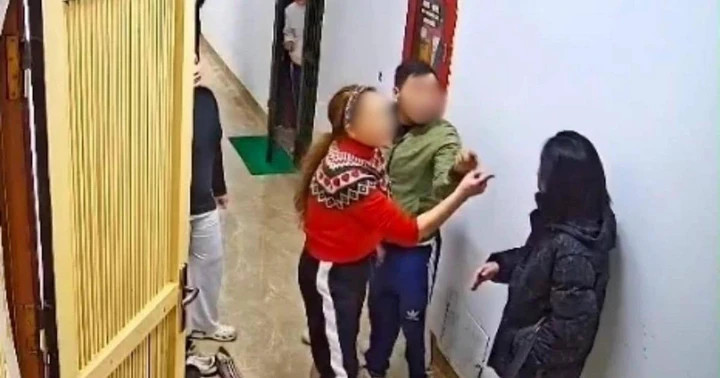 Hình ảnh vụ xô xát.