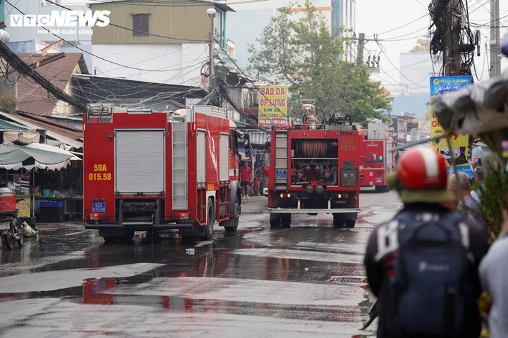 Hiện trường vụ cháy.