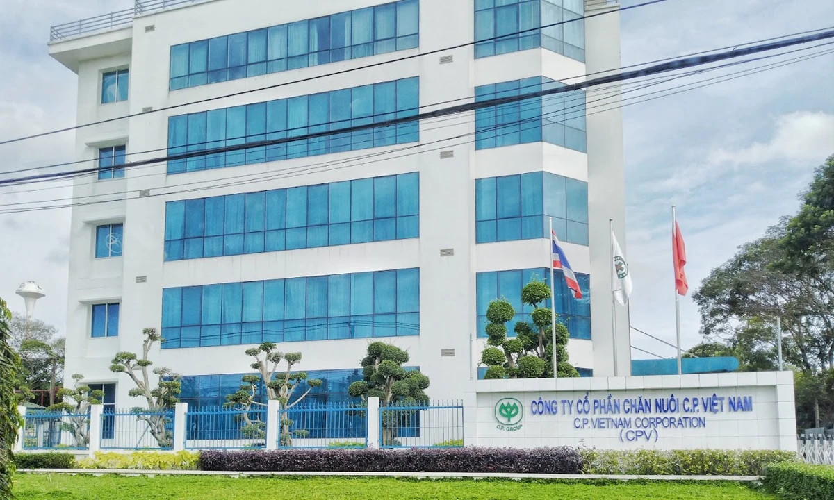 Trụ sở Công ty Cổ phần Chăn nuôi C.P Việt Nam tại Khu công nghiệp Biên Hòa II.